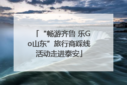 “畅游齐鲁 乐Go山东”旅行商踩线活动走进泰安