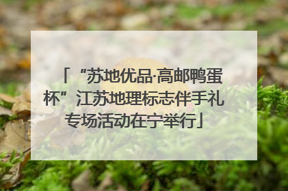 “苏地优品·高邮鸭蛋杯”江苏地理标志伴手礼专场活动在宁举行