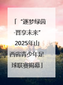 “逐梦绿茵·晋享未来”2025年山西省青少年足球联赛揭幕