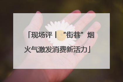 现场评丨“街巷”烟火气激发消费新活力