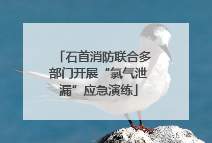 石首消防联合多部门开展“氯气泄漏”应急演练