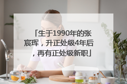 生于1990年的张宸珲，升正处级4年后，再有正处级新职