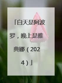 白天是阿波罗，晚上是雅典娜（2024）