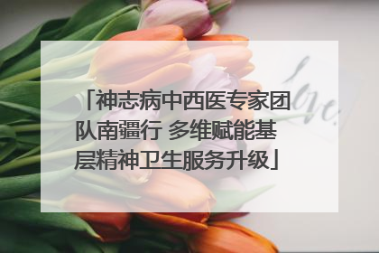 神志病中西医专家团队南疆行 多维赋能基层精神卫生服务升级