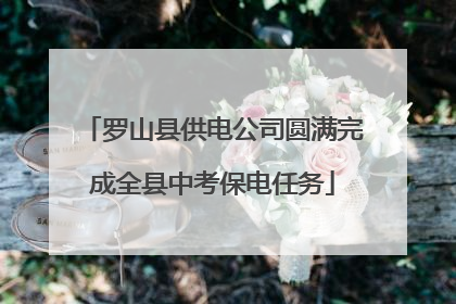罗山县供电公司圆满完成全县中考保电任务