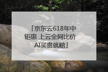 京东云618年中钜惠 上云全网比价 AI买贵就赔