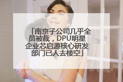 南京子公司几乎全员被裁，DPU明星企业芯启源核心研发部门已人去楼空