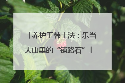养护工韩士法：乐当大山里的“铺路石”