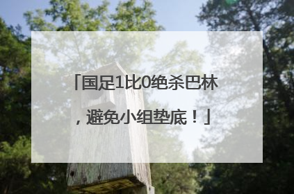 国足1比0绝杀巴林，避免小组垫底！