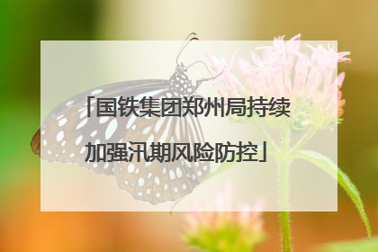 国铁集团郑州局持续加强汛期风险防控