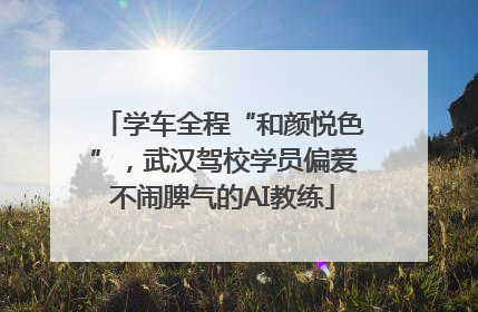 学车全程“和颜悦色”，武汉驾校学员偏爱不闹脾气的AI教练