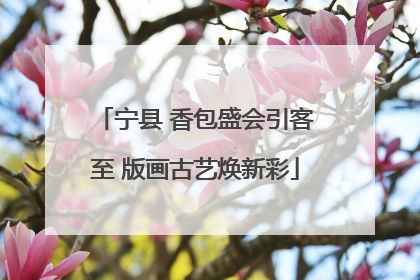 宁县 香包盛会引客至 版画古艺焕新彩