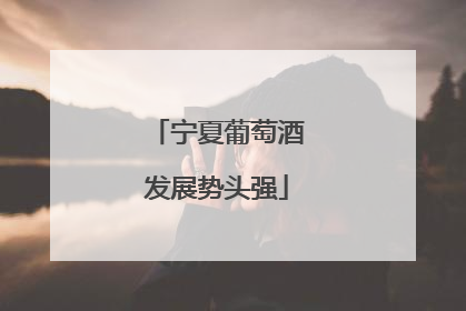 宁夏葡萄酒发展势头强
