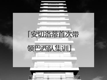 安切洛蒂首次带领巴西队集训