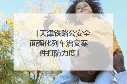 天津铁路公安全面强化列车治安案件打防力度