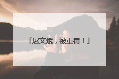 屠文斌，被重罚！