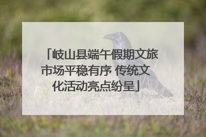 岐山县端午假期文旅市场平稳有序 传统文化活动亮点纷呈