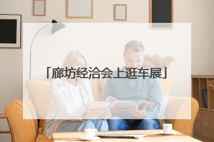 廊坊经洽会上逛车展