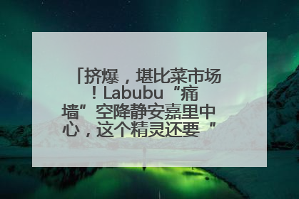 挤爆，堪比菜市场！Labubu“痛墙”空降静安嘉里中心，这个精灵还要“突袭”便利店？