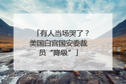 有人当场哭了？美国白宫国安委裁员“降级”
