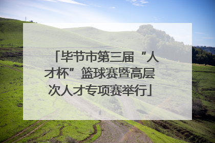 毕节市第三届“人才杯”篮球赛暨高层次人才专项赛举行