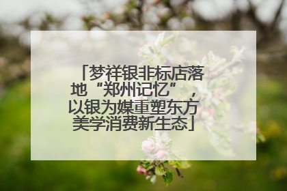 梦祥银非标店落地“郑州记忆”，以银为媒重塑东方美学消费新生态