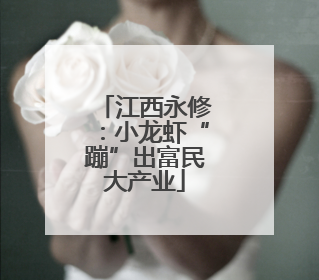 江西永修：小龙虾“蹦”出富民大产业