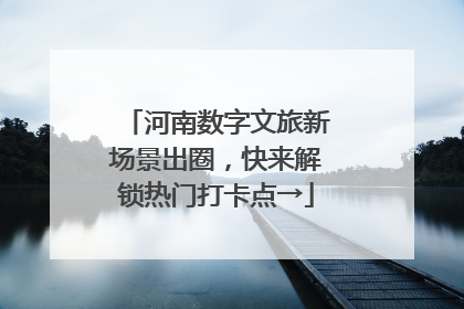 河南数字文旅新场景出圈，快来解锁热门打卡点→