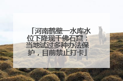 河南鹤壁一水库水位下降现千佛石窟：当地试过多种办法保护，目前禁止打卡