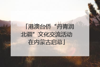 港澳台侨“丹青润北疆”文化交流活动在内蒙古启幕