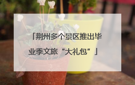 荆州多个景区推出毕业季文旅“大礼包”