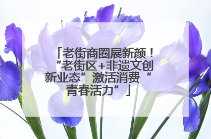 老街商圈展新颜！“老街区+非遗文创新业态”激活消费“青春活力”