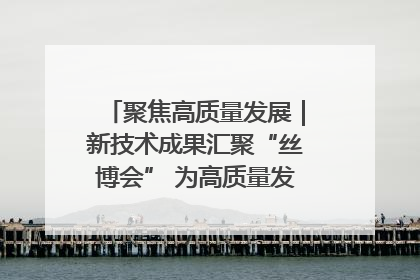 聚焦高质量发展｜新技术成果汇聚“丝博会” 为高质量发展注入新动能