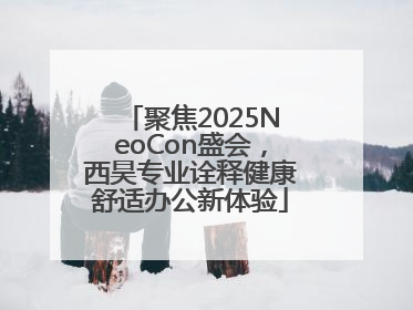 聚焦2025NeoCon盛会，西昊专业诠释健康舒适办公新体验