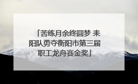 苦练月余终圆梦 耒阳队勇夺衡阳市第三届职工龙舟赛金奖