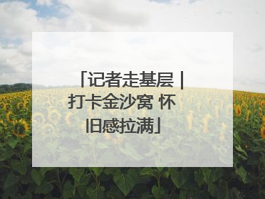 记者走基层｜打卡金沙窝 怀旧感拉满