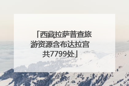 西藏拉萨普查旅游资源含布达拉宫共7799处