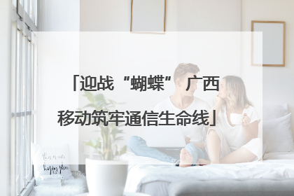 迎战“蝴蝶” 广西移动筑牢通信生命线