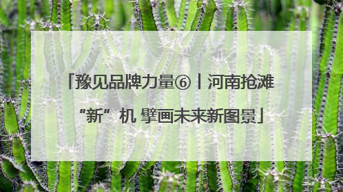 豫见品牌力量⑥丨河南抢滩“新”机 擘画未来新图景