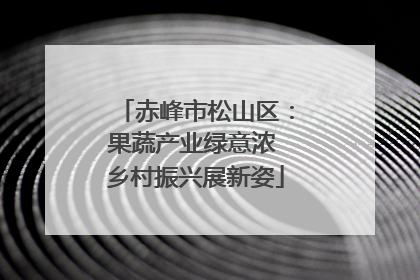赤峰市松山区：果蔬产业绿意浓 乡村振兴展新姿