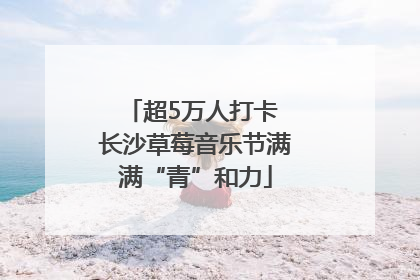 超5万人打卡 长沙草莓音乐节满满“青”和力