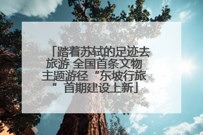 踏着苏轼的足迹去旅游 全国首条文物主题游径“东坡行旅”首期建设上新