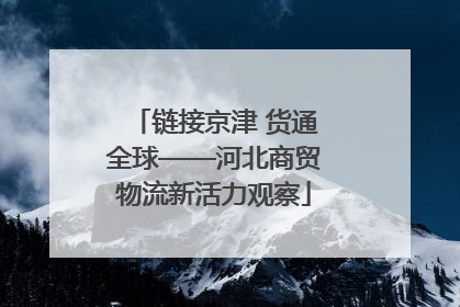 链接京津 货通全球——河北商贸物流新活力观察