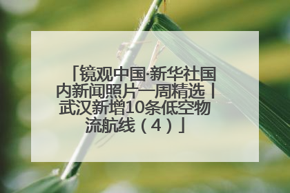 镜观中国·新华社国内新闻照片一周精选丨武汉新增10条低空物流航线（4）