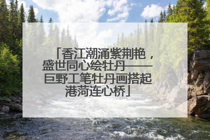 香江潮涌紫荆艳，盛世同心绘牡丹——巨野工笔牡丹画搭起港菏连心桥