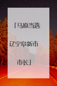 马原当选辽宁阜新市市长