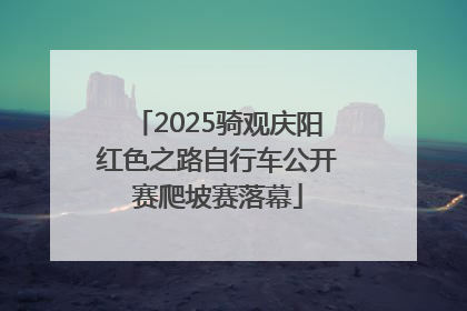2025骑观庆阳红色之路自行车公开赛爬坡赛落幕