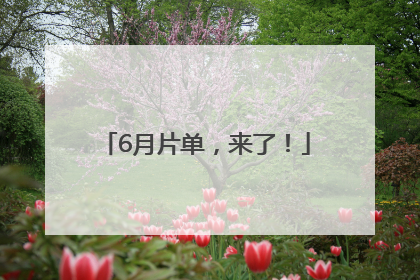 6月片单，来了！